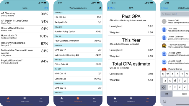 Thumbnail for GradeView - iOS and Android App